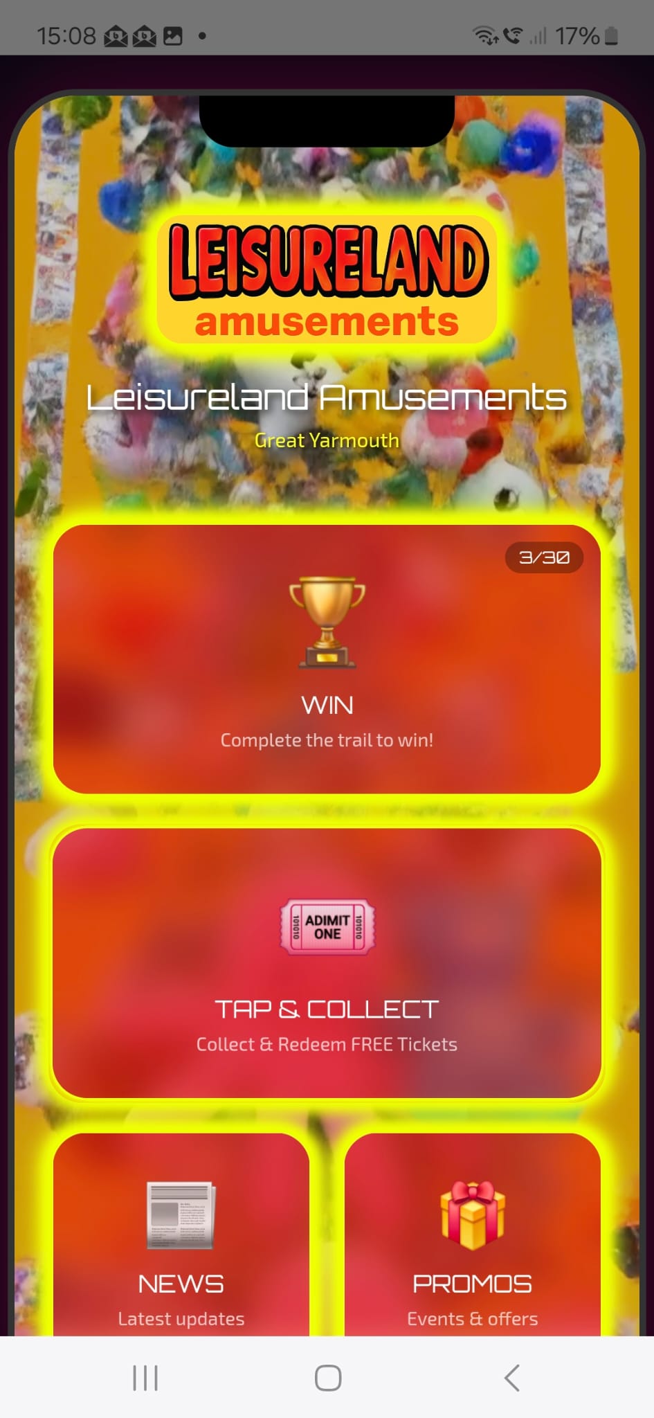 Arcade Prize World player app